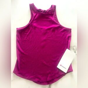 LuLuLemon Ribbed Modal Silk Twist-Back Yoga Tank